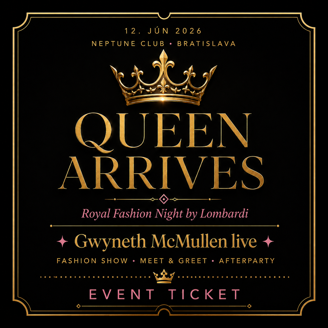 QUEEN ARRIVES - ROYAL FASHION NIGHT by LOMBARDI